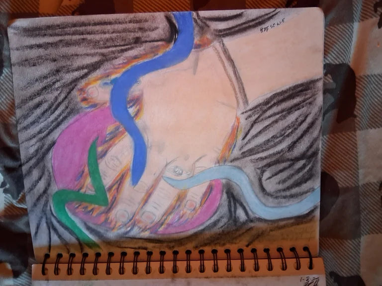 Intuitively led drawings/paintings/colorings